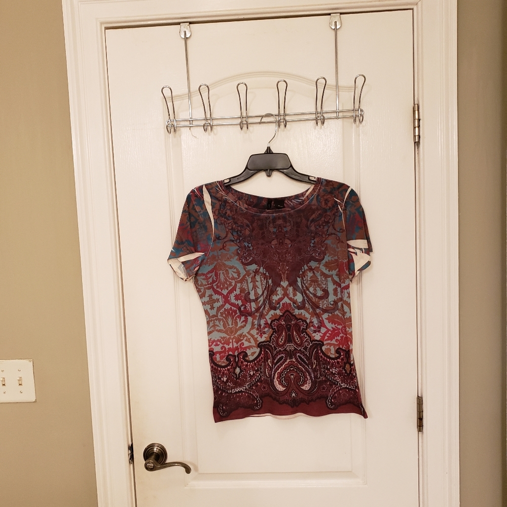 Wine, multi colored Top